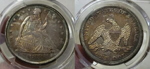 1859N O ȎȐ_h $1 PCGS AU ڍוs F