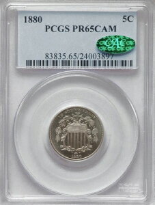 1880N PCGS PR65CAM CAC L[f[g 5C JI V[h jbP