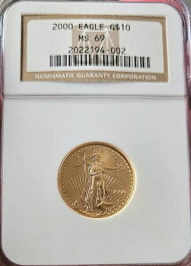 2000N AJC[O NGC MS 69 10h 22k uC 1/4IX