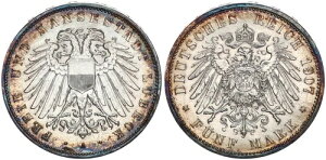 [xbN - hCc鍑 5 }N 1907 nUss  - St 99815