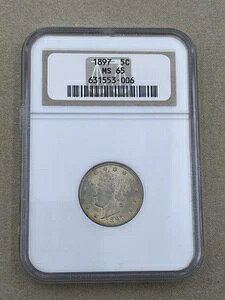 1897 5C NGC MS65 IWiJ[\ʉH oeBV jbP