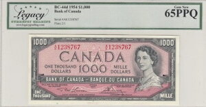 1954�N �J�i�_��s 1000�h���D - ���K�V�[�W�F�� �j���[ 65PPQ - BC-44d�B�V���A���ԍ�: A/K1238767