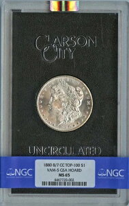1880�N 8/7-CC TOP-100 �����K���E�_���[ VAM-5 GSA �z�[�h S$1 NGC MS65