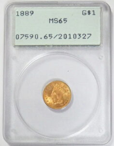 1889N S[h AJ 1h vZXwbh GEN 1 PCGS MS 65 (PQ)