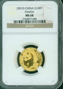 2001-D   p_ 100 100 1/4IX NGC MS68 MS-68 