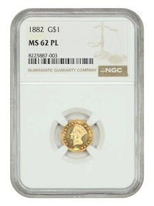 1882N G$1 NGC MS62PL -  - ʔs