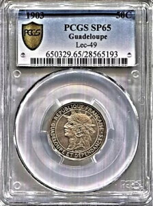 OAh[v - 1903N 50Zg ESSAI PCGS SP65 gbv|bv