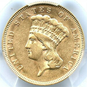 1878 �N 3 �h�� �S�[���h �v�����Z�X�APCGS AU-55�A���邭�h��ȃS�[���h �J���[�A���͓I�ȃR�C��!