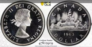 :1963N 1h GUxX2 Ji_ PCGS PL67CAMEO  R7 gbv|bv 19/0