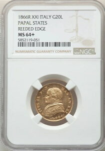 C^A c 1866N 20 `CX  NGCؖ MS64+