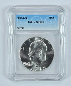 1974-S AC[n[ 1h Vo[ MS69 ICG