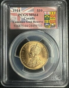 1914N 10hJi_݁APCGS MS64 W[W5󏭃RC
