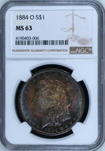 1884�N O �����K�� �V���o�[ �_���[ MS64 NGC *�N���C�W�[�g�[�� �X���[�N* BOX32-32