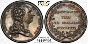 1781�N �t�����X ���C16�� �␻�u�X�g���X�u�[�������v���_�� PCGS �W�{-63