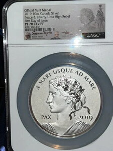 2019�N 10�I���X �J�i�_ �V���o�[ ���a�Ǝ��R �n�C�����[�t ���_�� NGC REV PF 70 F. D. I