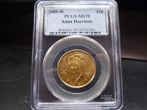 2009-W MS70 �A���i�E�n���\�� �S�[���h 10�h�� �L�O�i PCGS�F�� �~���g�p�[�t�F�N�g