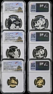 3Zbg 2025-W v[t $5 $1 50Zg 230 AJC  NGC PF70 FDI