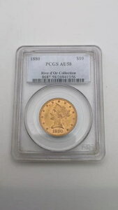1880�N 10�h�� ���o�e�B�w�b�h���� �����E�h�[���R���N�V���� PCGS AU 58