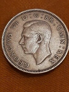 GEORGIVS VI D G BR OMN REX 2�V�����O 1947�N �R�C�� FID DEF IND IMP �󏭃R�C��