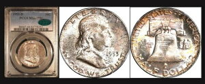 1953-D 50C MS66FBL PCGS/CAĈ 41 t@Ci[ tN n[t_[