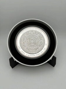 2008年メキシコ1キロ純銀貨 - カレンダリオ・アステカ(箱付き) - 希少