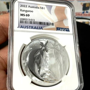 2022N I[XgA JK[ Vo[ 1h MS 69 NGC PCGS NC[RA EHobg