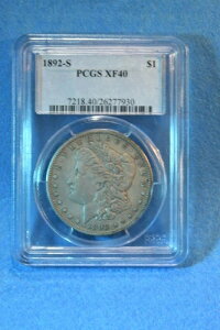 1892-S �����K���E�_���[ PCGS�F�� XF--40 �X�[�y���A�E���A�E�f�C�g�E�_���[�I #242