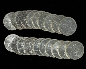 1984N GQn[h vXyN^[ 1IX .999 Vo[Eh (20) DC-7092Q