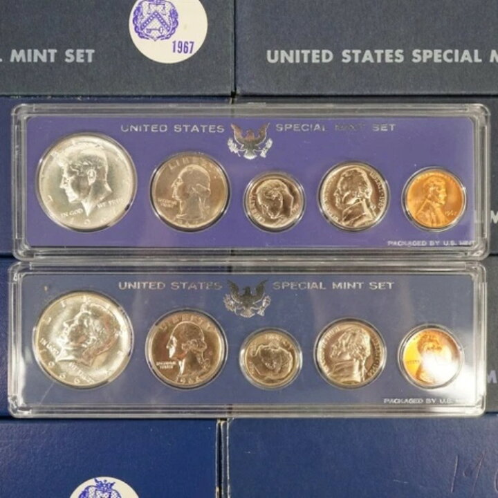 楽天市場】米国造幣局 スペシャルミントセット 12個セット、1966年と 
