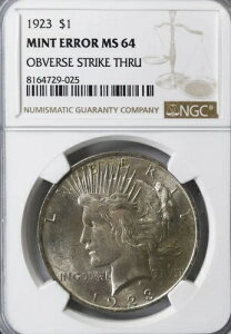 1923N 1h s[XVo[ 1h č NGC MS64 ~gG[ XgCNX[ ډB