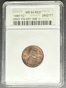 1984 �����J�[�� �Z���g DDO FS-037 (FS-101) �_�C 1 ANACS MS-64 RD�A3 �_�� 5 �h������!!