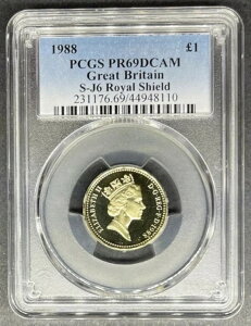 1988�N �v���[�t �C�M���X ?1 PCGS PR-69 DCAM�ATOP POP�A69����7���ځA����ȏ�