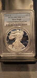 I2019-S PCGS PR70DCAM Vo[C[O Ńv[tZbg