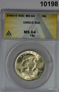 1950N D tN n[t_[ ANACS F MS64 FBL X[p[uXg zCg #10198