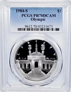 1984�N�I�����s�b�N �V���o�[�h�� PCGS PR70 ??�����ȕi��??