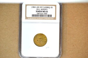 �j���[���[�N�B���t�s���i1861-1865�N�j�t�B���b�v�EJ�E�Z�C�^�[�BFuld-630BQ-1b�BNGC MS-63