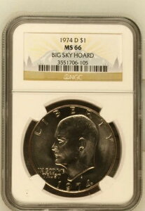 1974N D AC[n[uACNvh 1h Nbhi݂ł͂Ȃj*BU* NGC MS-66 rbOXJCz[h