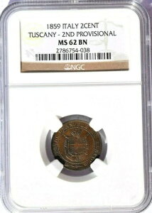 1859N C^A 2 CentesimiANGC MS 62AKM-C82AgXJ[i2b
