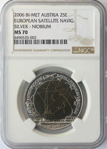 �I�[�X�g���A 2006 ��ƃj�I�u�̃o�C���^�� 25���[���B�q���q�@ NGC MS-70