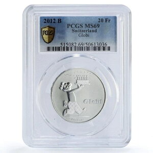 XCX 20t Globi IE }XRbg  MS69 PCGS  2012N