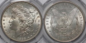 PCGSO[h MS64 AJO 1898N KE_[ 1h ʋ