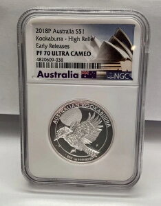 2018P I[XgA Vo[ $1 CJZ~ NGC PF70 UC ER