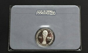 ���L�V�R ���_�� 1986 FIFA �T�b�J�[ ���[���h�J�b�v �V���o�[�Z�b�g �R�C�� Medalla Moneda