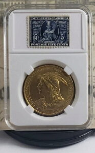 1907 HK-347 - SC$1 - ジェームズタウン300周年記念博覧会(1907年切手付き)W2