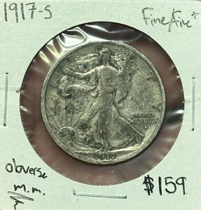 1917-S �č���݃E�H�[�L���O�E���o�e�B�E�n�[�t�h�� - �\�ʂɃ~���g�}�[�N *���ʔ��s*