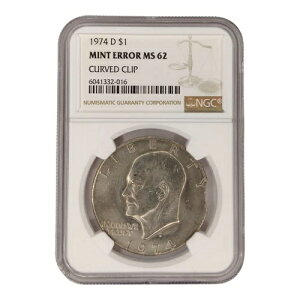 1974-D AC[n[ _[ 1 h - ؂ꂽvVFbg G[ NGC ~g G[ MS62 5A