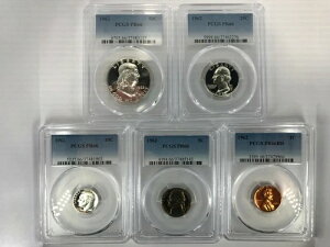 ���C�g�J���I PR66 1962 PCGS �v���[�t�Z�b�g �R�C��5���Z�b�g 50�Z���g 25�Z���g 10�Z���g 5�Z���g 1�Z���g ��~�` P-MINT