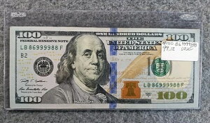 �č�100�h���A�M������s�� UNC 2009A 99.12% �N�[���l�X LB86999988 �g���i���[