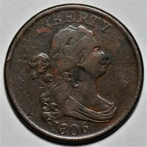 1806�N �h���[�v�o�X�g �n�[�t�Z���g - �X���[��6/�X�e�����X - ��]�_�C - 1/2�Z���g����