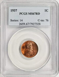 1937N 1Zg J[ EB[g Zg PCGS MS67 RD